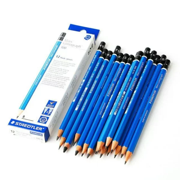 STAEDTLER ดินสอเขียนแบบ 2B (ยกกล่อง 12 แท่ง) แท่งน้ำเงิน - Image 3