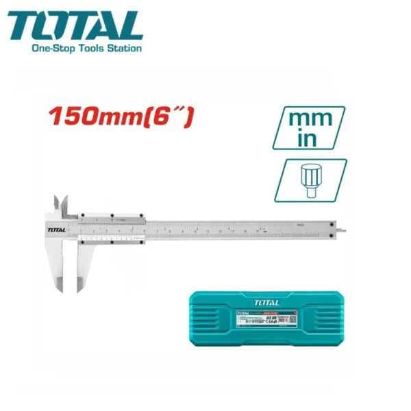 Total เวอร์เนียร์เหล็ก ขนาด 6 นิ้ว รุ่น TMT311501 ( Vernier ) - Image 3