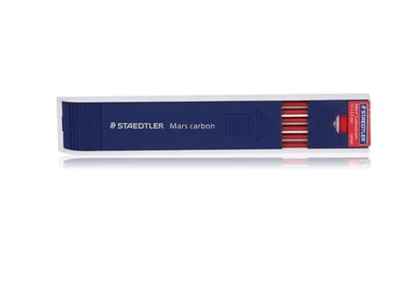 ไส้ดินสอกดเขียนแบบ 2MM. STAEDTLER MARS CARBON RED